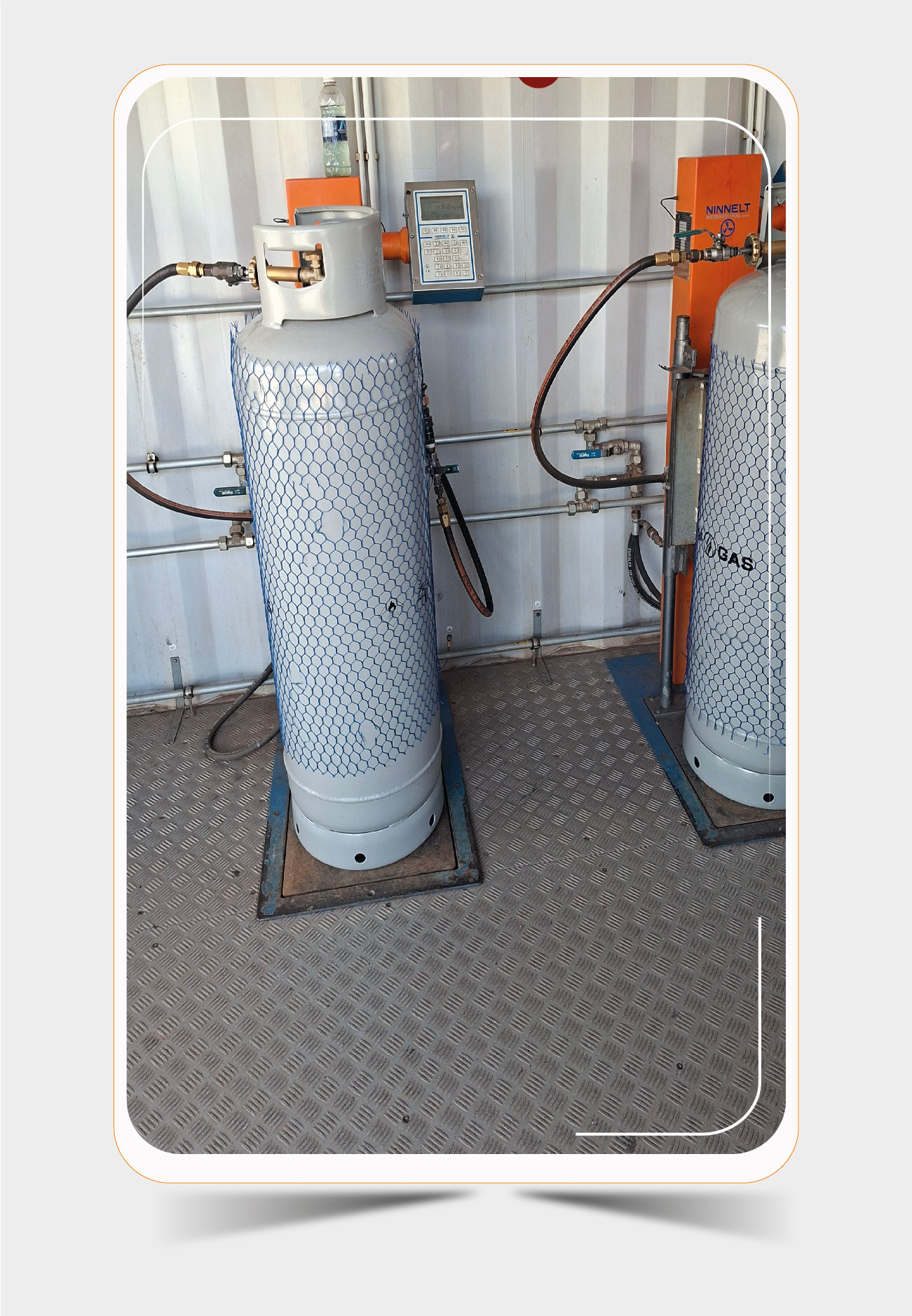 Commercial gas piping and setup in busy restaurant kitchen Harare